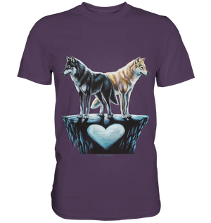 Wolfsfreunde – Yin & Yang - Premium Shirt Bright Lights Arts