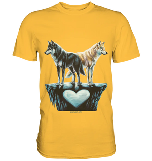 Wolfsfreunde – Yin & Yang - Premium Shirt Bright Lights Arts