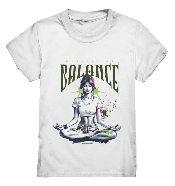 Yoga - Meditation Balance - Wellness & Harmonie - Kids Premium Shirt Bright Lights Arts