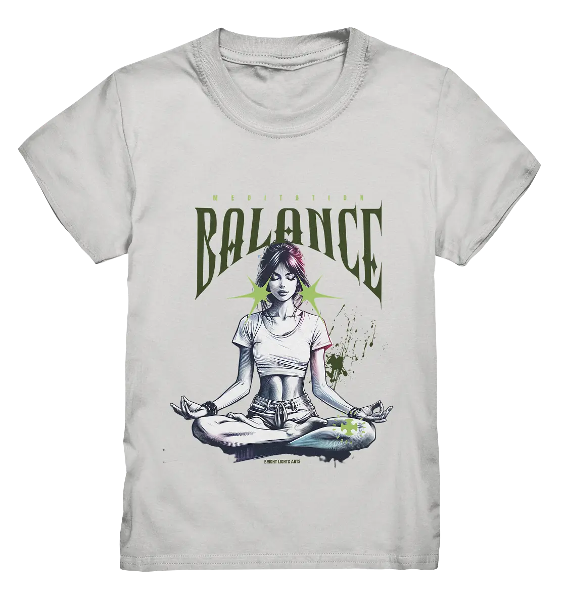 Yoga - Meditation Balance - Wellness & Harmonie - Kids Premium Shirt Bright Lights Arts