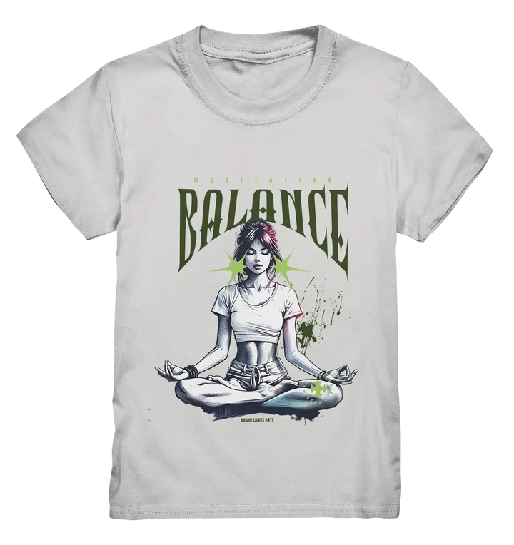 Yoga - Meditation Balance - Wellness & Harmonie - Kids Premium Shirt Bright Lights Arts