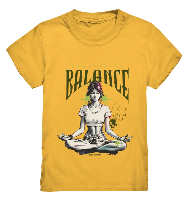 Yoga - Meditation Balance - Wellness & Harmonie - Kids Premium Shirt Bright Lights Arts