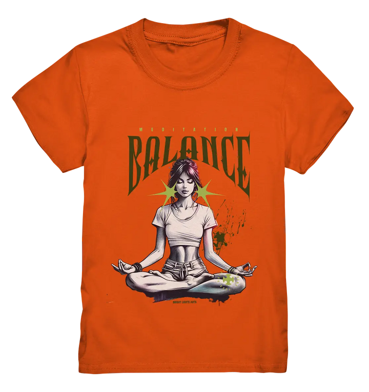 Yoga - Meditation Balance - Wellness & Harmonie - Kids Premium Shirt Bright Lights Arts