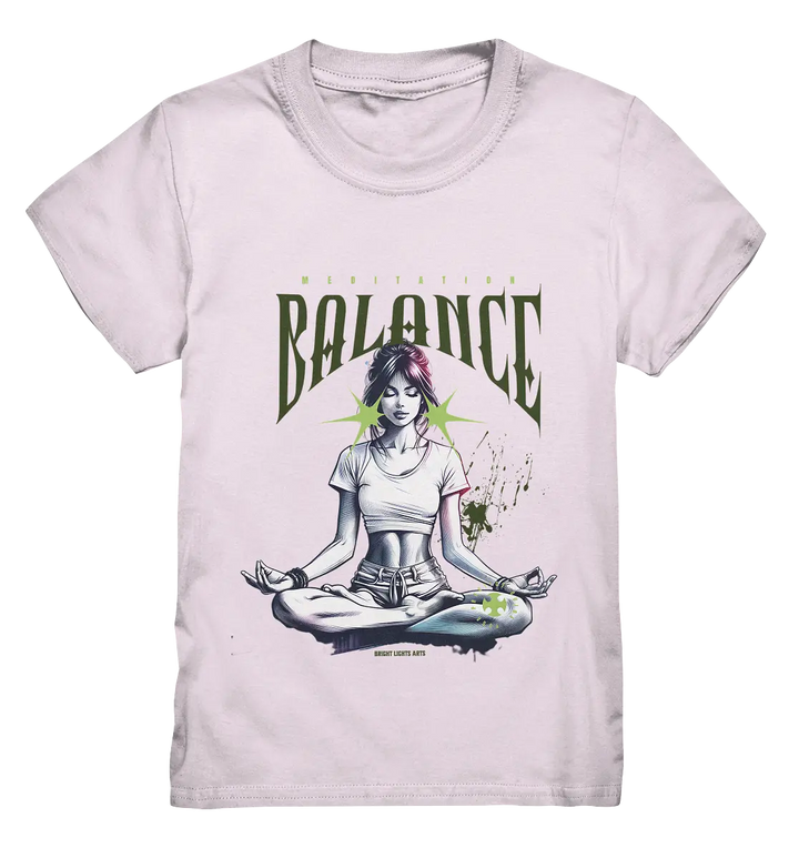 Yoga - Meditation Balance - Wellness & Harmonie - Kids Premium Shirt Bright Lights Arts