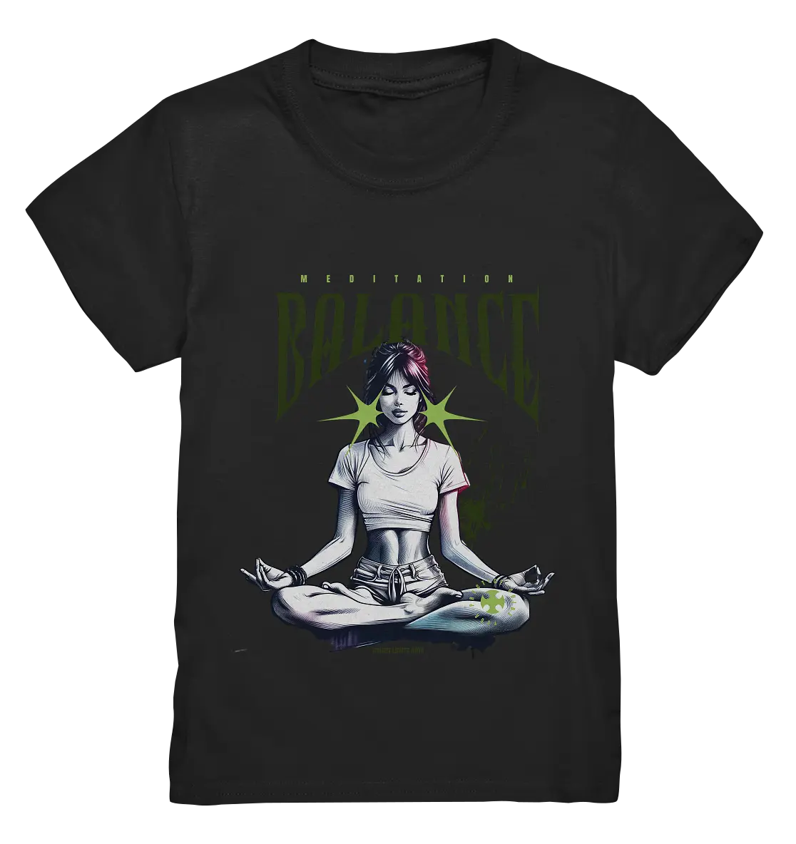 Yoga - Meditation Balance - Wellness & Harmonie - Kids Premium Shirt Bright Lights Arts