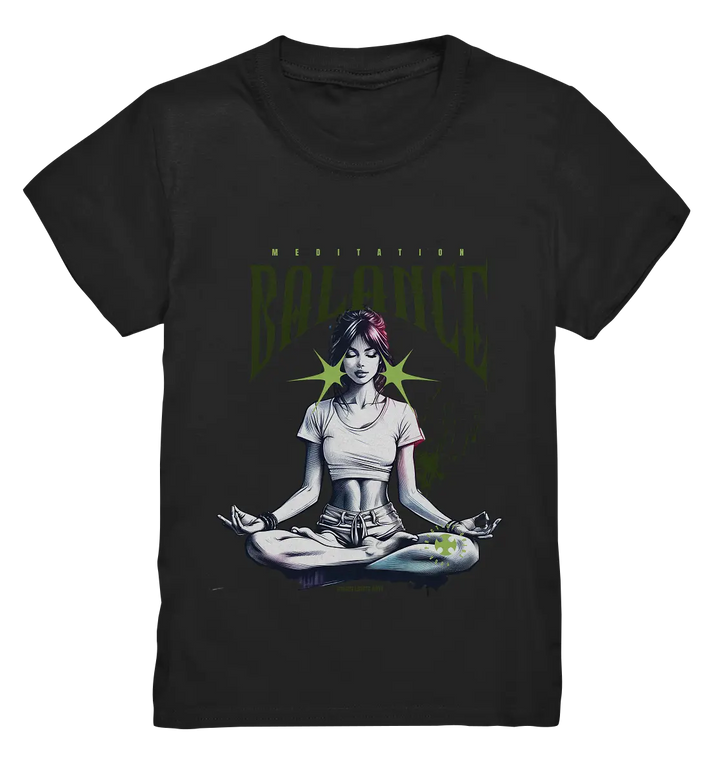 Yoga - Meditation Balance - Wellness & Harmonie - Kids Premium Shirt Bright Lights Arts