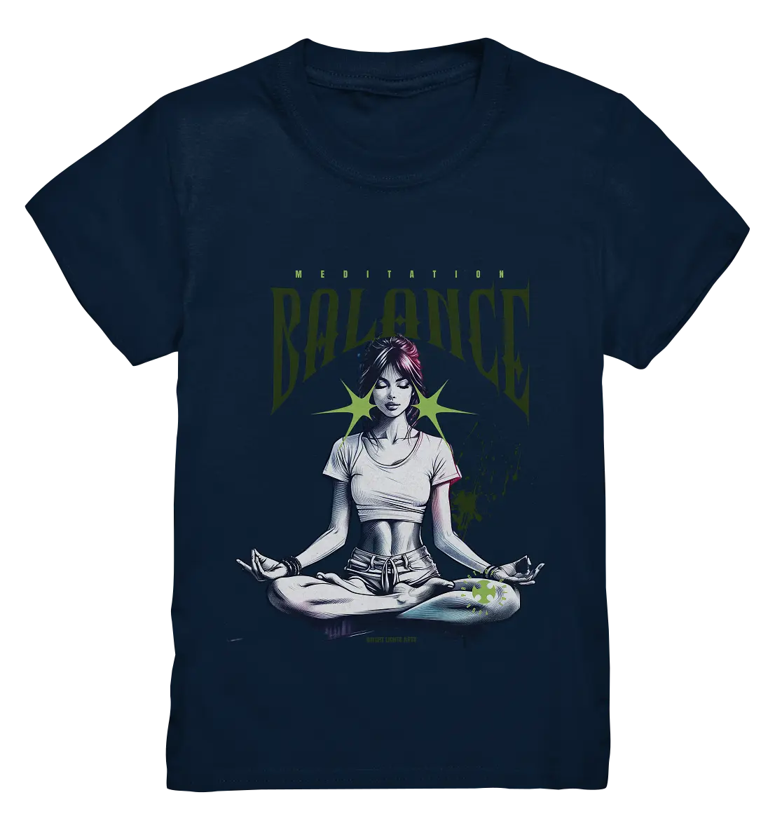 Yoga - Meditation Balance - Wellness & Harmonie - Kids Premium Shirt Bright Lights Arts