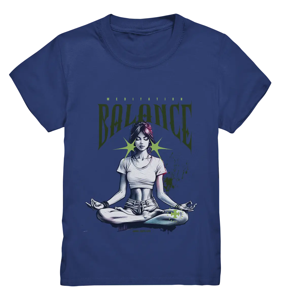 Yoga - Meditation Balance - Wellness & Harmonie - Kids Premium Shirt Bright Lights Arts