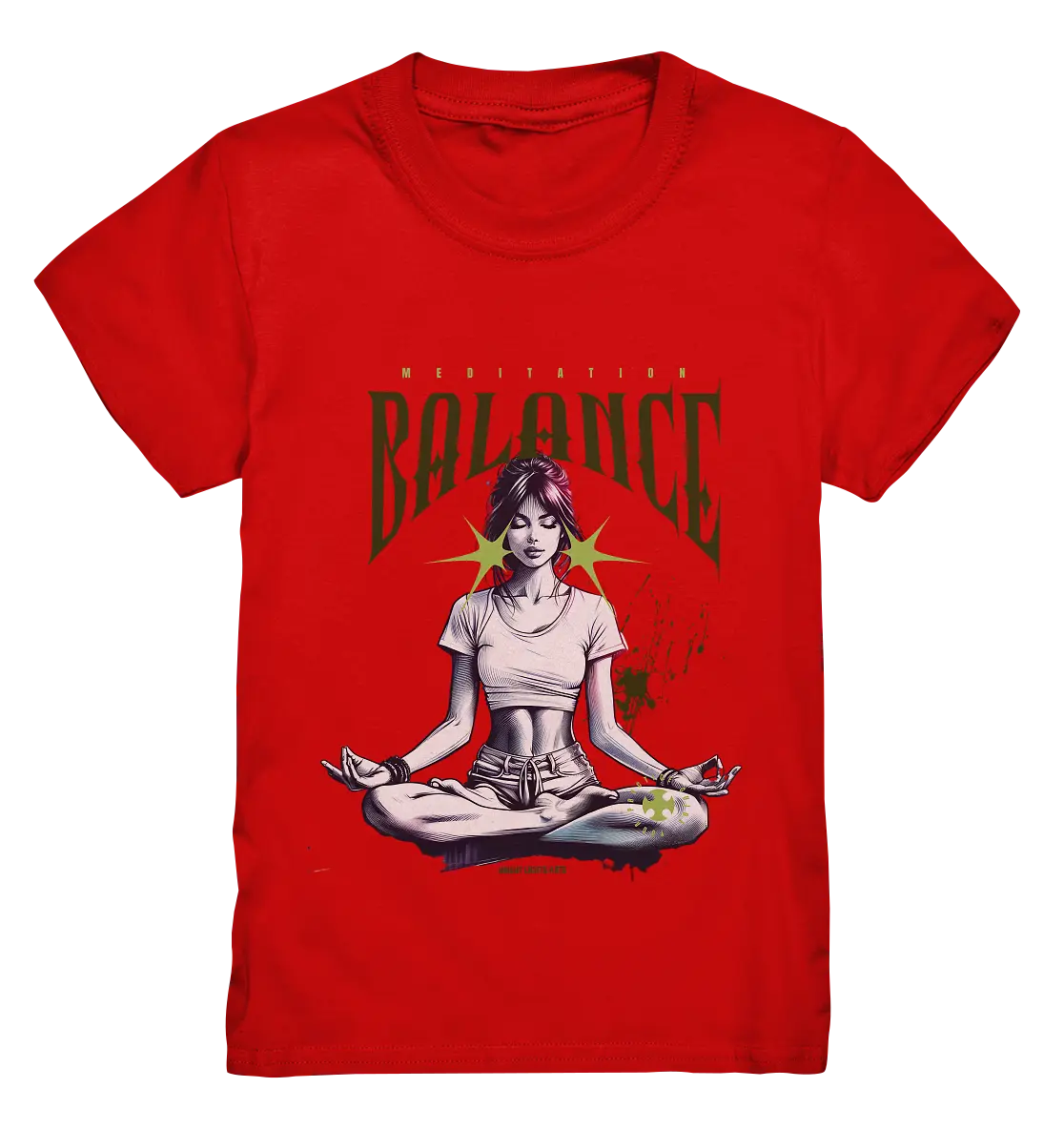 Yoga - Meditation Balance - Wellness & Harmonie - Kids Premium Shirt Bright Lights Arts