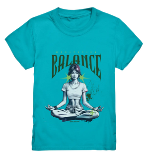 Yoga - Meditation Balance - Wellness & Harmonie - Kids Premium Shirt Bright Lights Arts