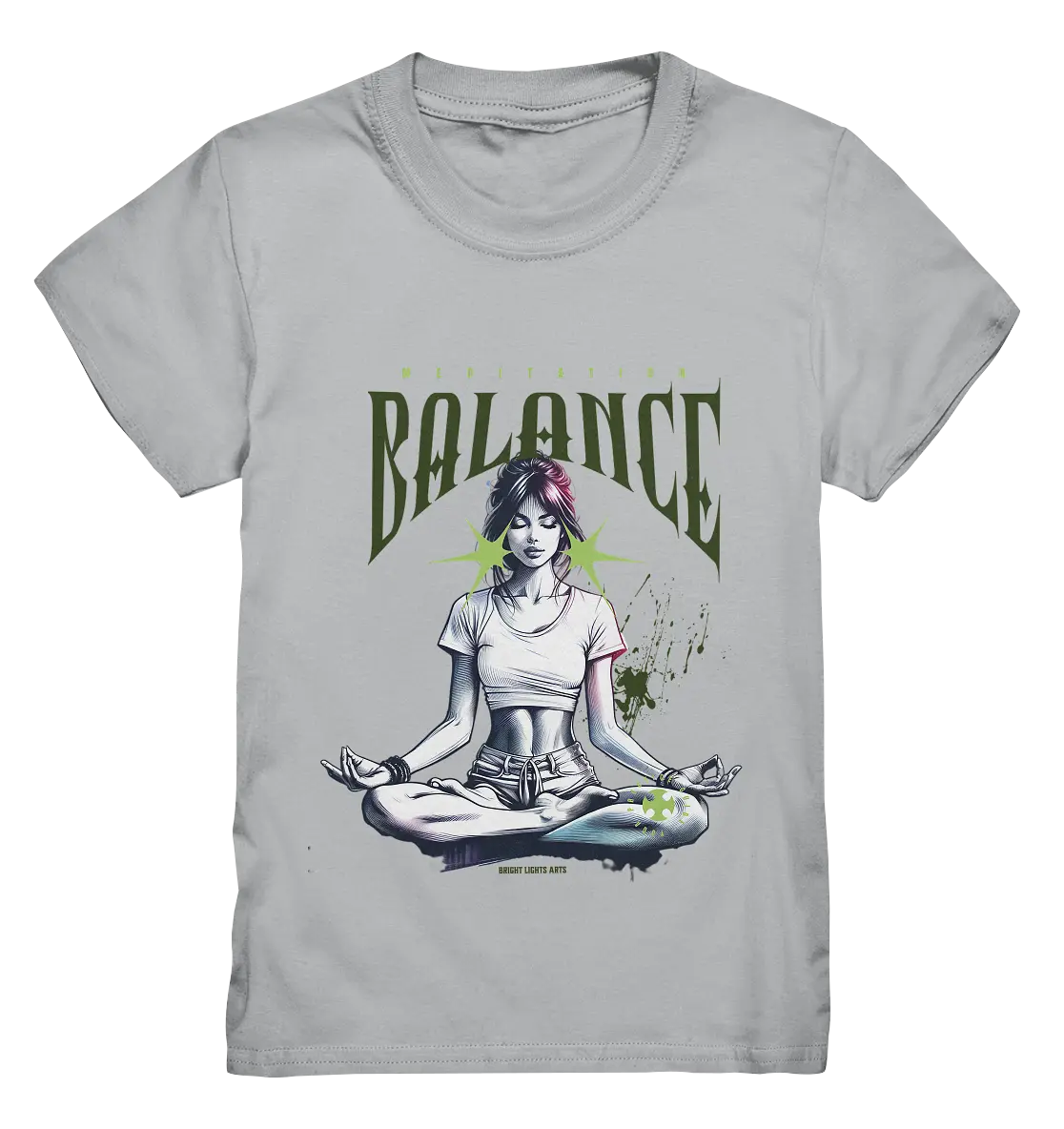 Yoga - Meditation Balance - Wellness & Harmonie - Kids Premium Shirt Bright Lights Arts