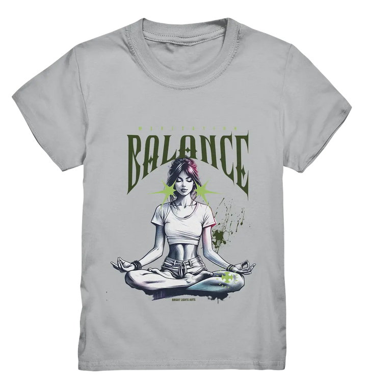 Yoga - Meditation Balance - Wellness & Harmonie - Kids Premium Shirt Bright Lights Arts