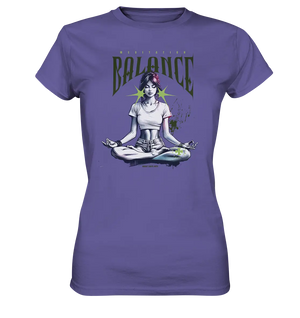 Yoga - Meditation Balance - Wellness & Harmonie - Ladies Premium Shirt Bright Lights Arts