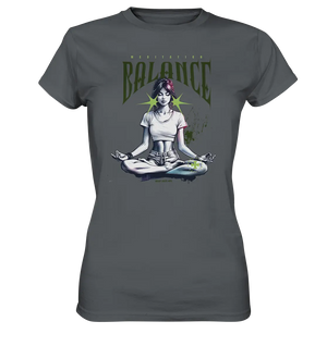 Yoga - Meditation Balance - Wellness & Harmonie - Ladies Premium Shirt Bright Lights Arts