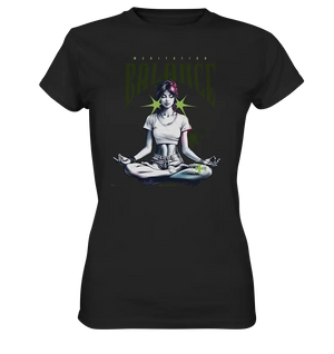 Yoga - Meditation Balance - Wellness & Harmonie - Ladies Premium Shirt Bright Lights Arts