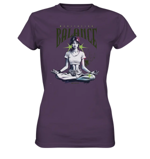 Yoga - Meditation Balance - Wellness & Harmonie - Ladies Premium Shirt Bright Lights Arts