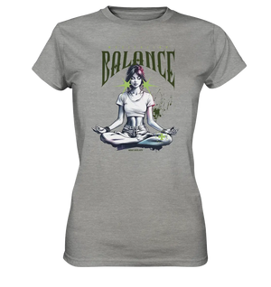 Yoga - Meditation Balance - Wellness & Harmonie - Ladies Premium Shirt Bright Lights Arts