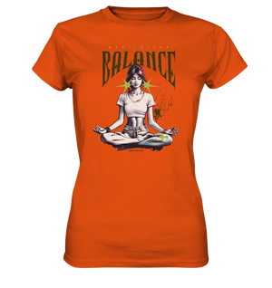 Yoga - Meditation Balance - Wellness & Harmonie - Ladies Premium Shirt Bright Lights Arts