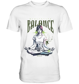 Yoga - Meditation Balance - Wellness & Harmonie - Premium Shirt Bright Lights Arts