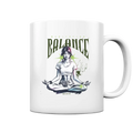 Yoga - Meditation Balance - Wellness & Harmonie - Tasse glossy Bright Lights Arts