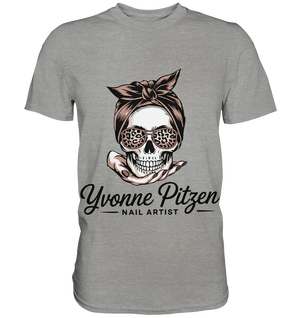 Yvonne Pitze Nailartist Logo - Premium Shirt - Bright Lights Arts