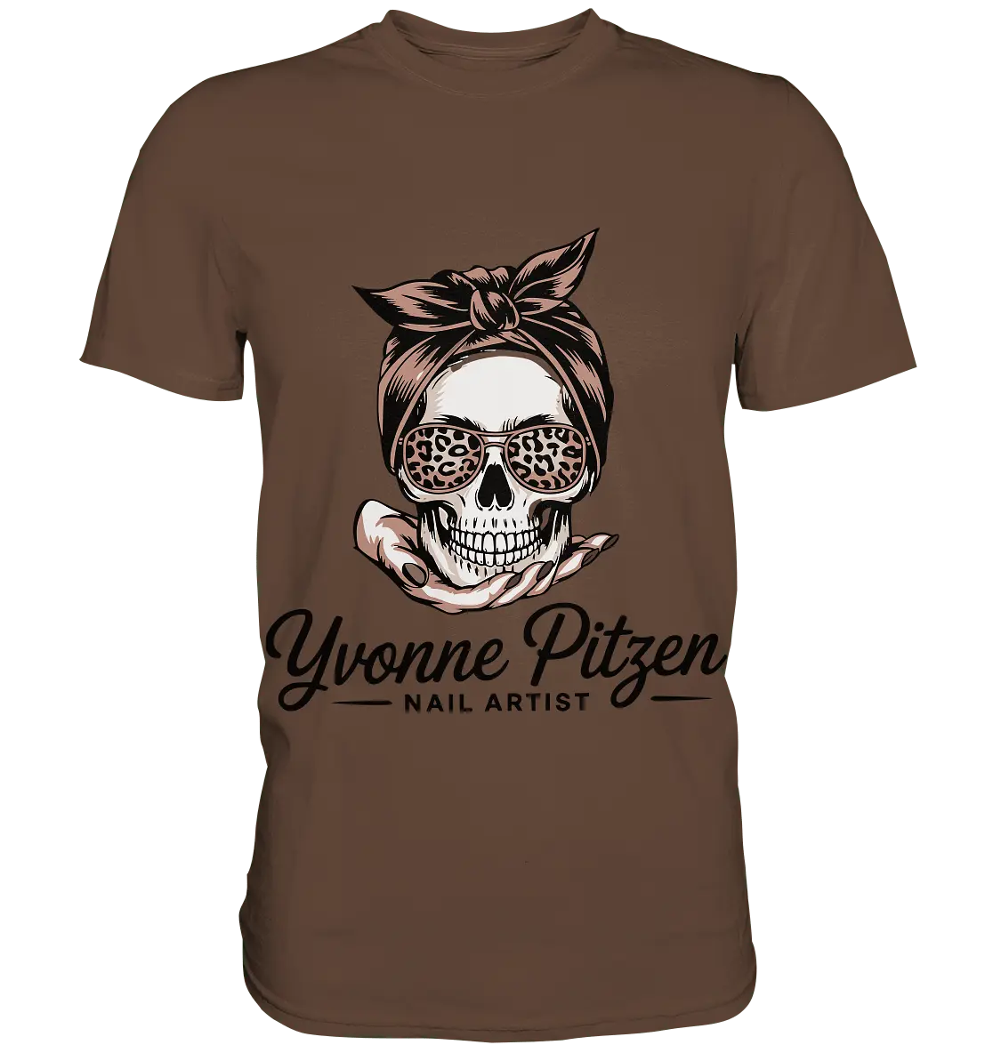 Yvonne Pitze Nailartist Logo - Premium Shirt - Bright Lights Arts