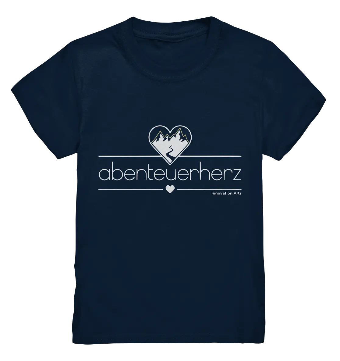 abenteuerherz – Minimalistisches Design für Natur- und Abenteuerliebhaber - Kids Premium Shirt Bright Lights Arts