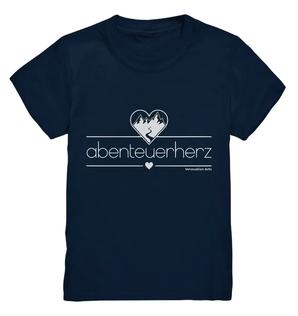 abenteuerherz – Minimalistisches Design für Natur- und Abenteuerliebhaber - Kids Premium Shirt Bright Lights Arts