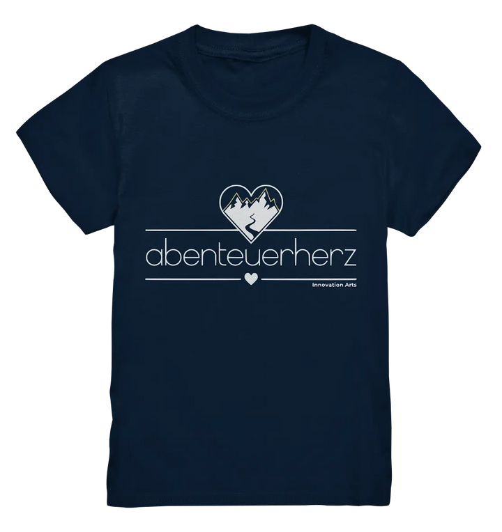 abenteuerherz – Minimalistisches Design für Natur- und Abenteuerliebhaber - Kids Premium Shirt Bright Lights Arts