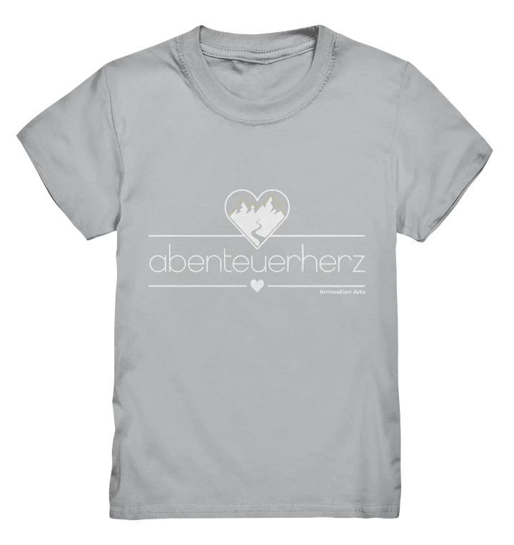 abenteuerherz – Minimalistisches Design für Natur- und Abenteuerliebhaber - Kids Premium Shirt Bright Lights Arts