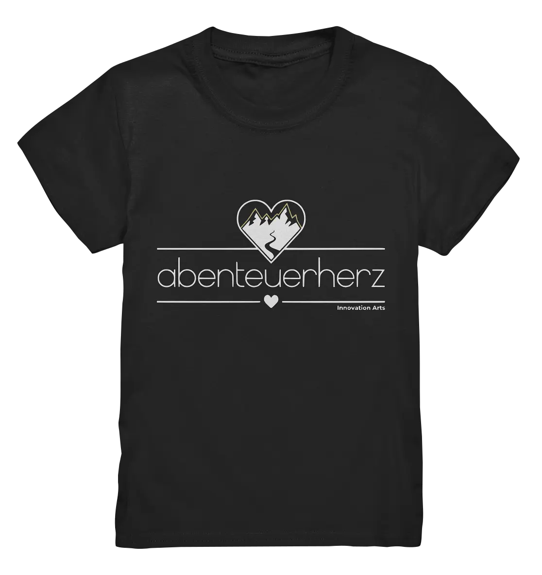 abenteuerherz – Minimalistisches Design für Natur- und Abenteuerliebhaber - Kids Premium Shirt Bright Lights Arts