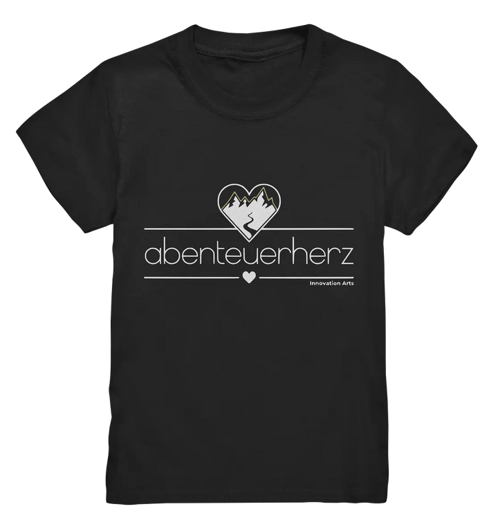 abenteuerherz – Minimalistisches Design für Natur- und Abenteuerliebhaber - Kids Premium Shirt Bright Lights Arts