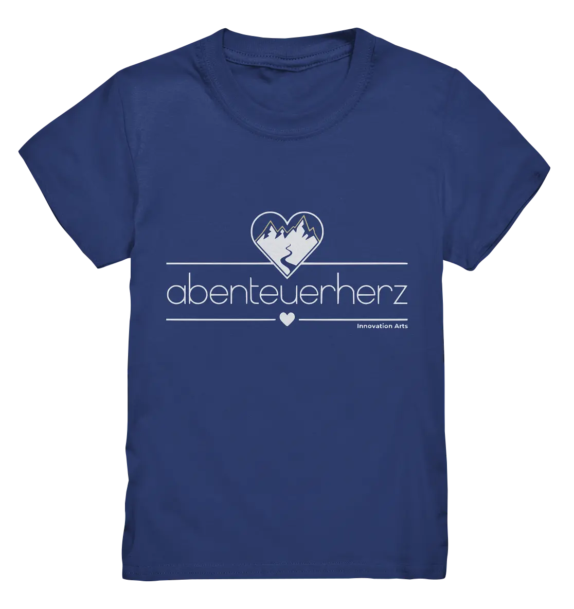 abenteuerherz – Minimalistisches Design für Natur- und Abenteuerliebhaber - Kids Premium Shirt Bright Lights Arts
