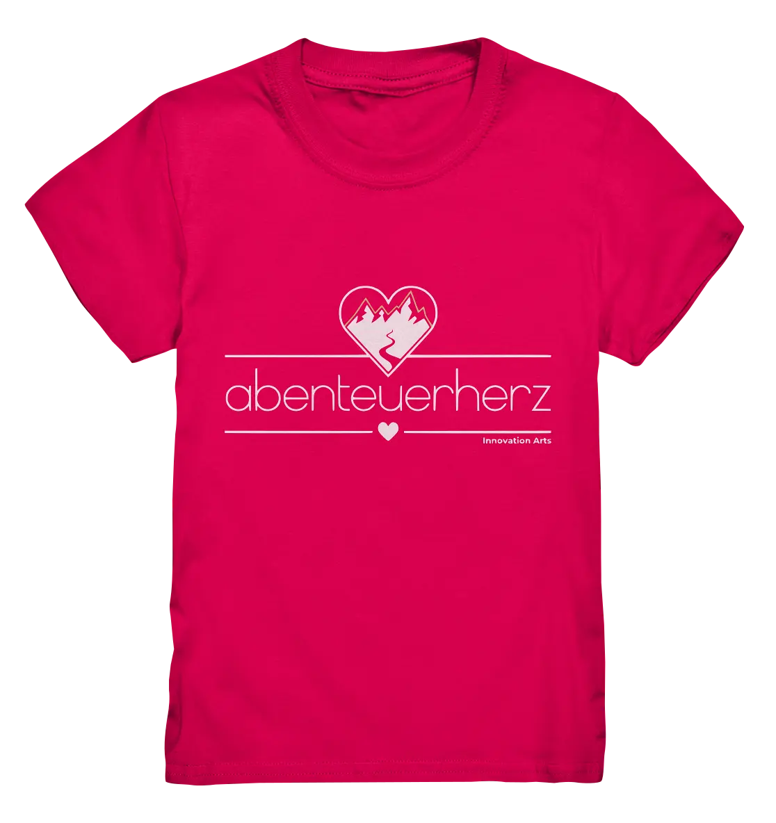 abenteuerherz – Minimalistisches Design für Natur- und Abenteuerliebhaber - Kids Premium Shirt Bright Lights Arts