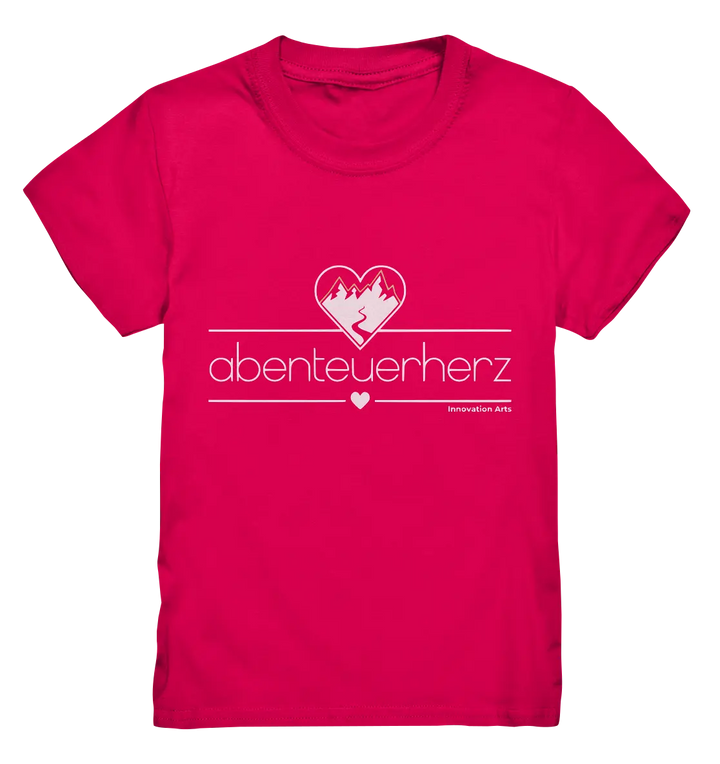 abenteuerherz – Minimalistisches Design für Natur- und Abenteuerliebhaber - Kids Premium Shirt Bright Lights Arts