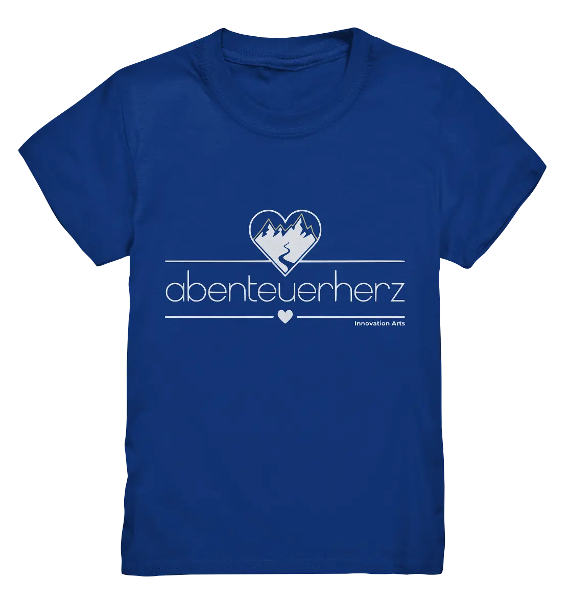abenteuerherz – Minimalistisches Design für Natur- und Abenteuerliebhaber - Kids Premium Shirt Bright Lights Arts