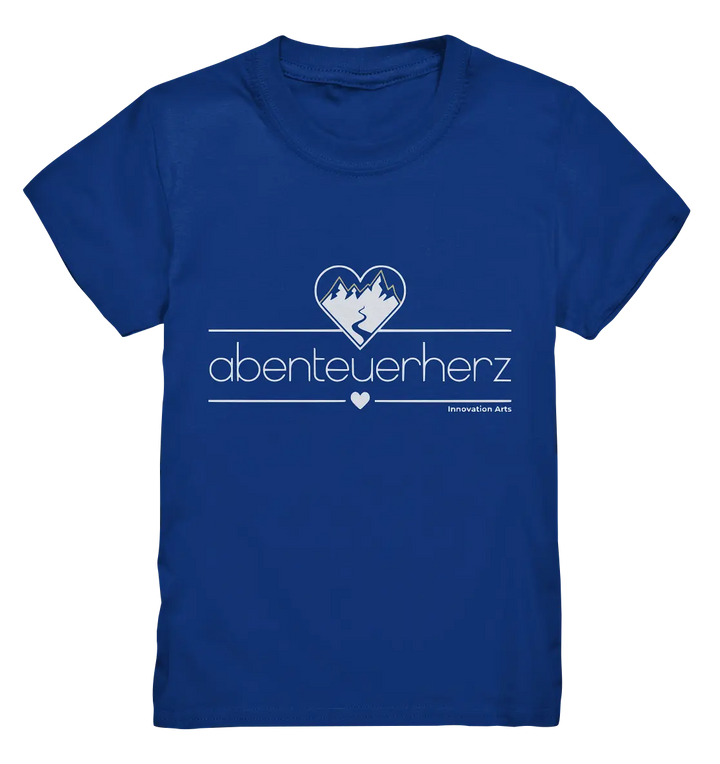 abenteuerherz – Minimalistisches Design für Natur- und Abenteuerliebhaber - Kids Premium Shirt Bright Lights Arts