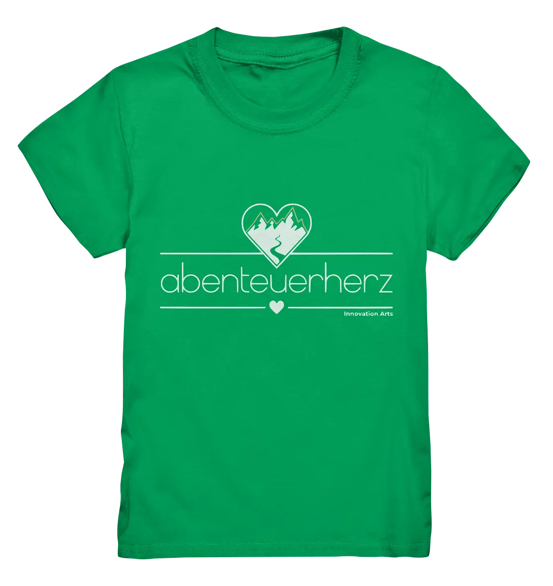 abenteuerherz – Minimalistisches Design für Natur- und Abenteuerliebhaber - Kids Premium Shirt Bright Lights Arts