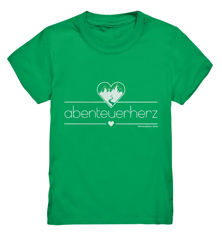 abenteuerherz – Minimalistisches Design für Natur- und Abenteuerliebhaber - Kids Premium Shirt Bright Lights Arts