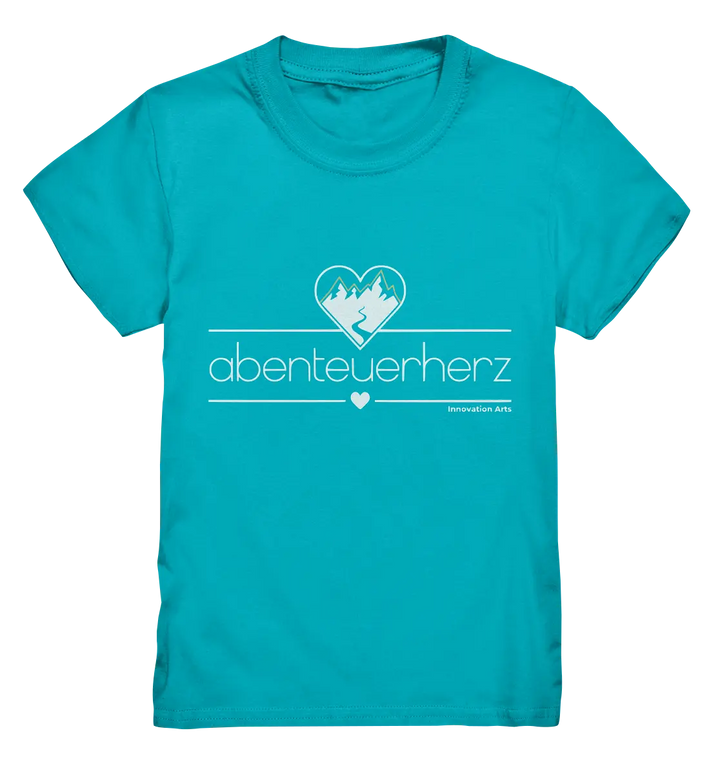 abenteuerherz – Minimalistisches Design für Natur- und Abenteuerliebhaber - Kids Premium Shirt Bright Lights Arts