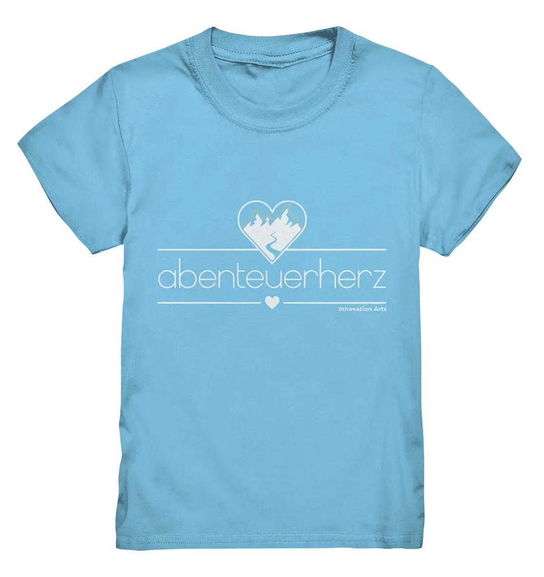 abenteuerherz – Minimalistisches Design für Natur- und Abenteuerliebhaber - Kids Premium Shirt Bright Lights Arts