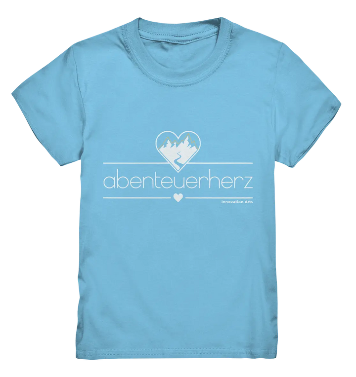 abenteuerherz – Minimalistisches Design für Natur- und Abenteuerliebhaber - Kids Premium Shirt Bright Lights Arts