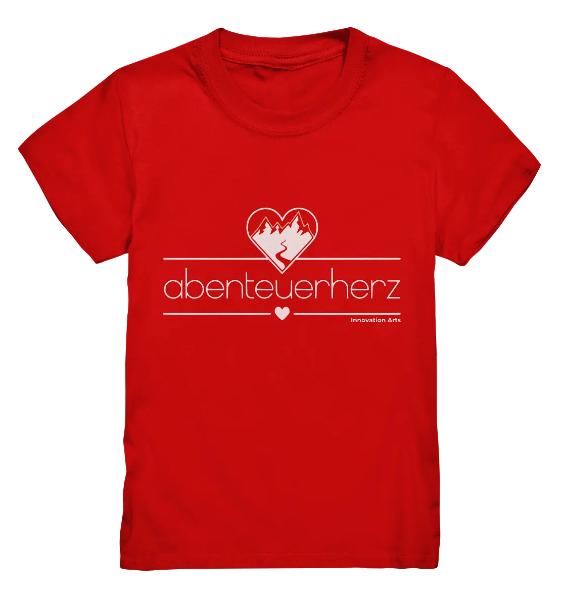 abenteuerherz – Minimalistisches Design für Natur- und Abenteuerliebhaber - Kids Premium Shirt Bright Lights Arts