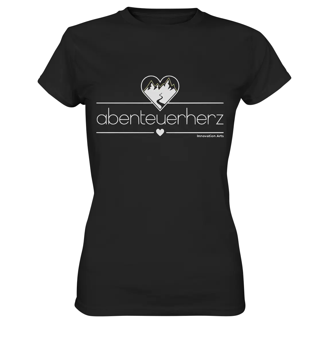 abenteuerherz – Minimalistisches Design für Natur- und Abenteuerliebhaber - Ladies Premium Shirt Bright Lights Arts