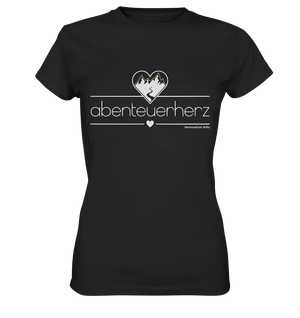 abenteuerherz – Minimalistisches Design für Natur- und Abenteuerliebhaber - Ladies Premium Shirt Bright Lights Arts