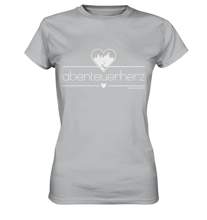 abenteuerherz – Minimalistisches Design für Natur- und Abenteuerliebhaber - Ladies Premium Shirt Bright Lights Arts