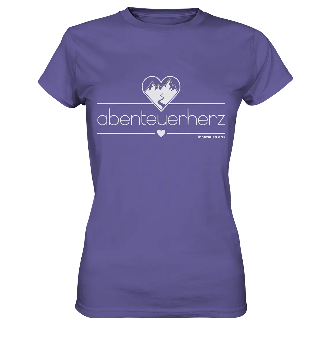 abenteuerherz – Minimalistisches Design für Natur- und Abenteuerliebhaber - Ladies Premium Shirt Bright Lights Arts