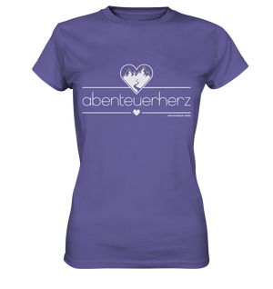 abenteuerherz – Minimalistisches Design für Natur- und Abenteuerliebhaber - Ladies Premium Shirt Bright Lights Arts