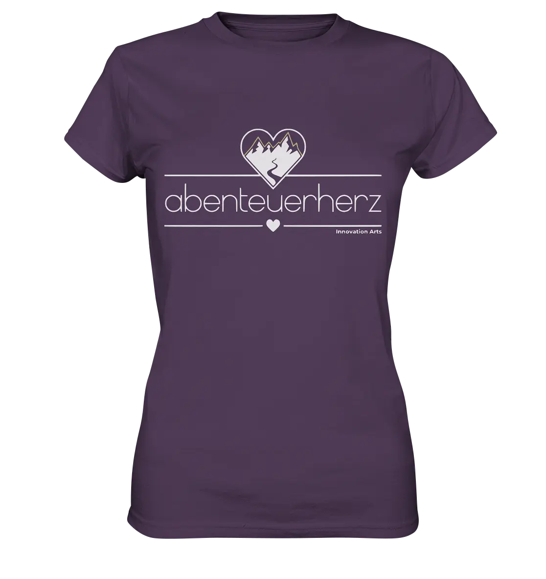 abenteuerherz – Minimalistisches Design für Natur- und Abenteuerliebhaber - Ladies Premium Shirt Bright Lights Arts