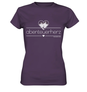 abenteuerherz – Minimalistisches Design für Natur- und Abenteuerliebhaber - Ladies Premium Shirt Bright Lights Arts